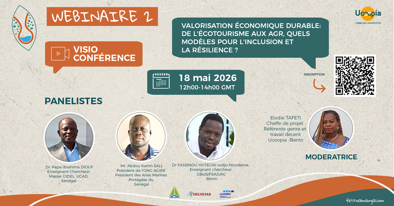 Webinaire: Valorisation économique durable : de l'écotourisme aux AGR, quels modèles pour l'inclusion et la résilience ?